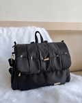 NEST Black Diaper Bag