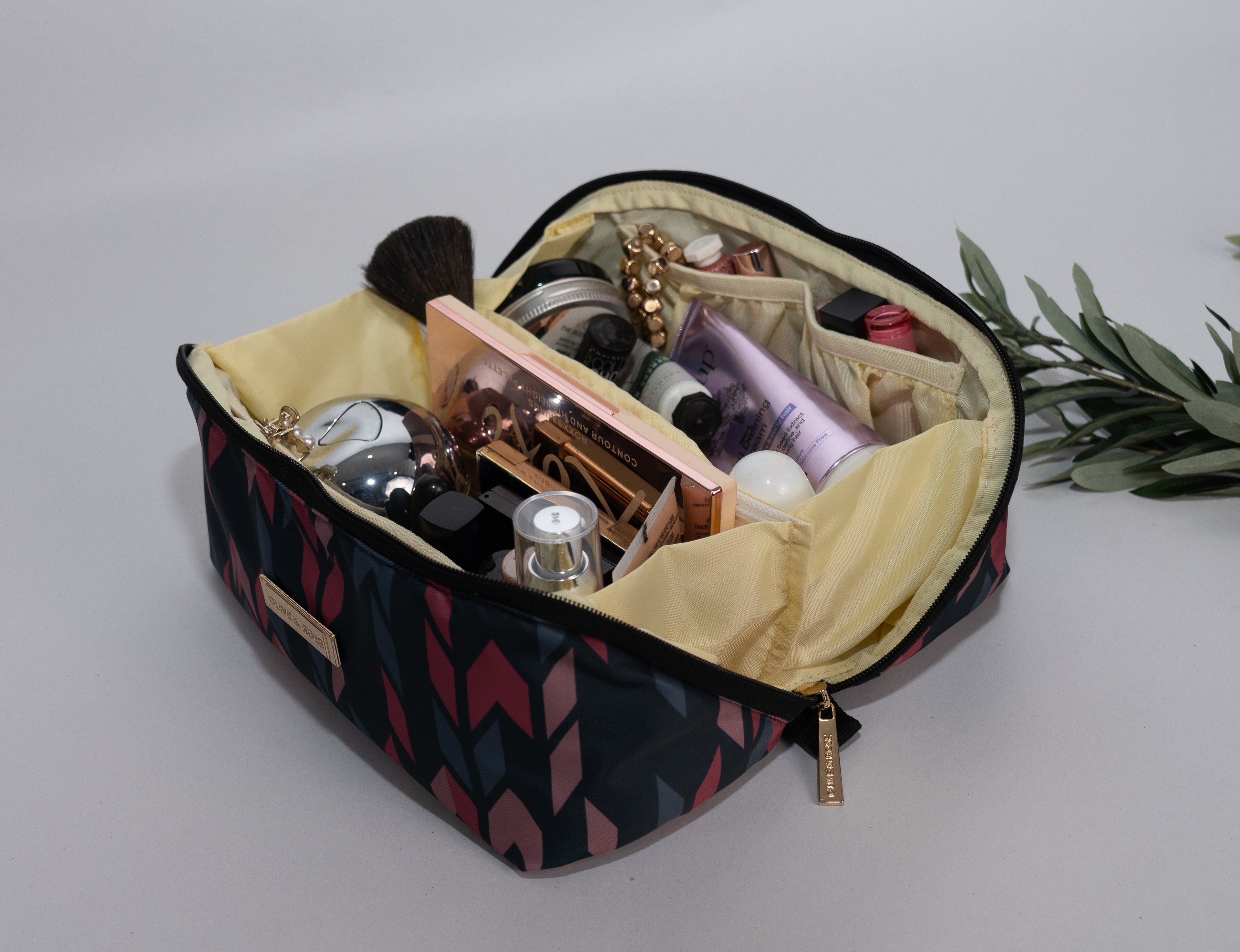 Pastel pop makeup organiser cosmetic pouch by Olive & Rose