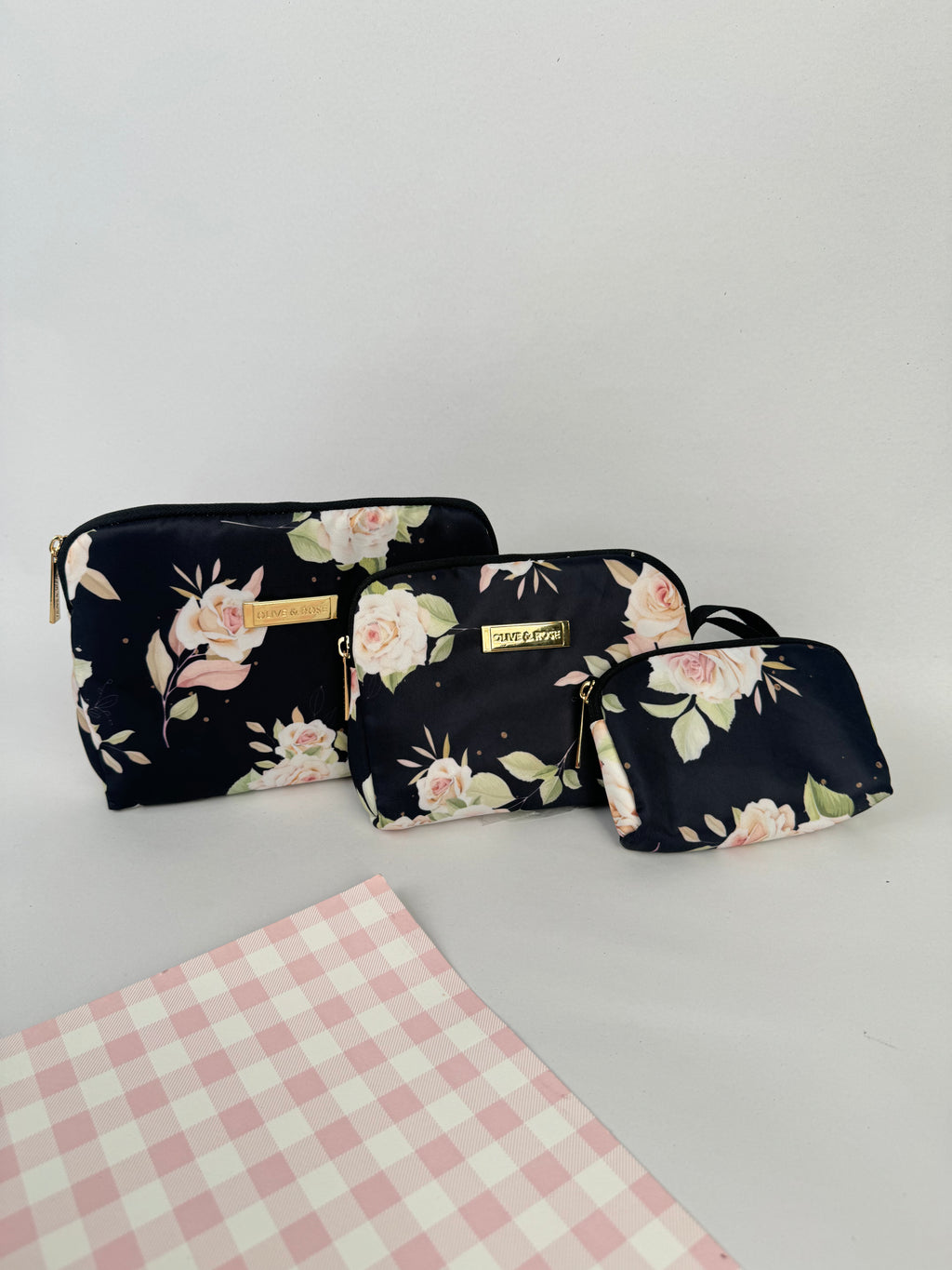 Pouch Set-Black Anette