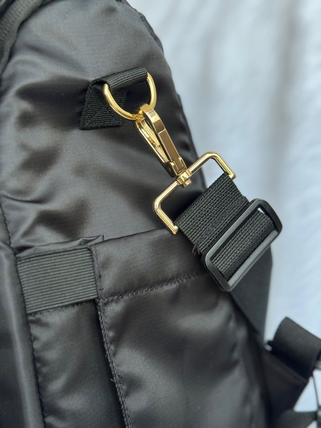 NEST Black Diaper Bag