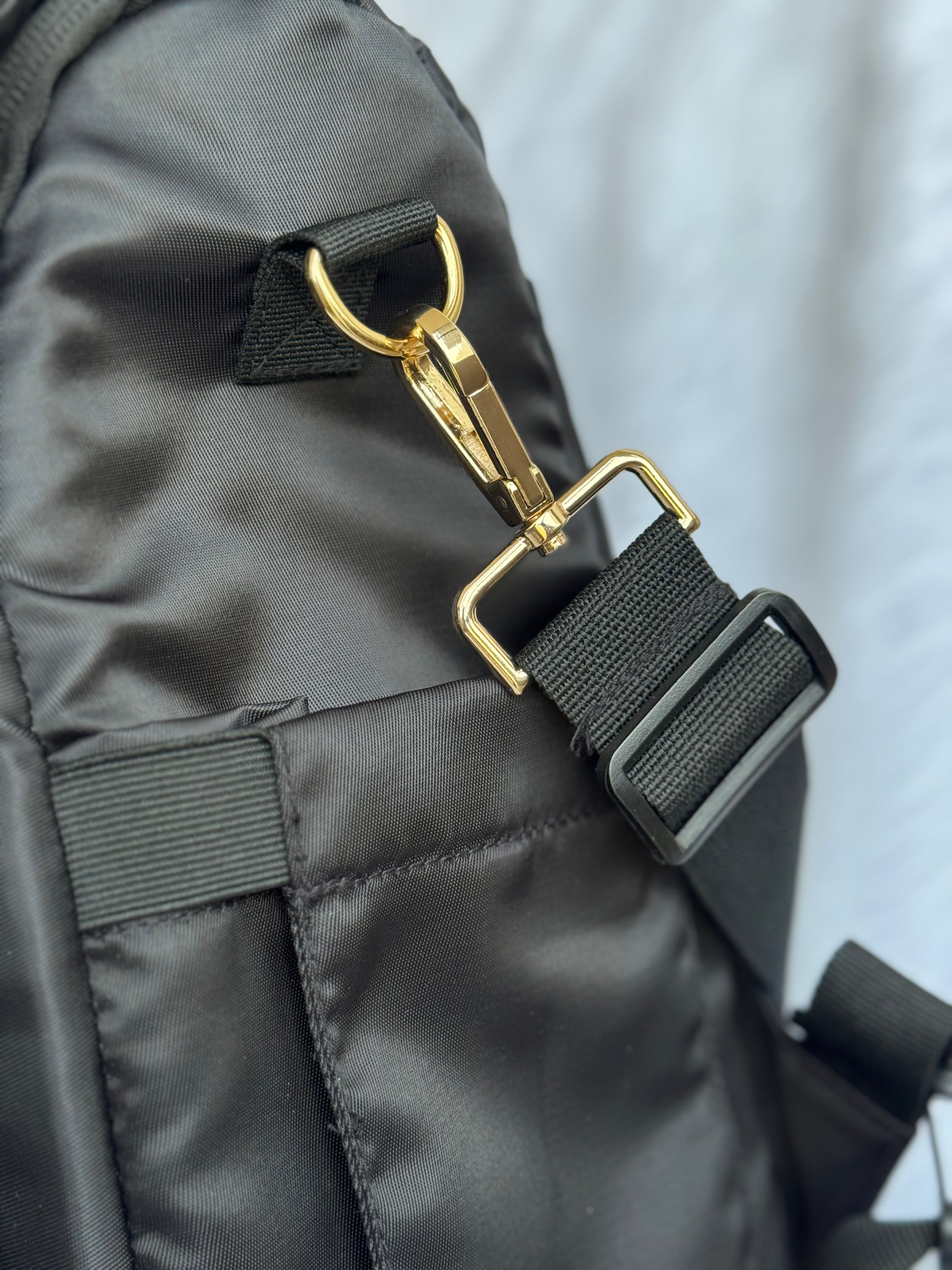 NEST Black Diaper Bag
