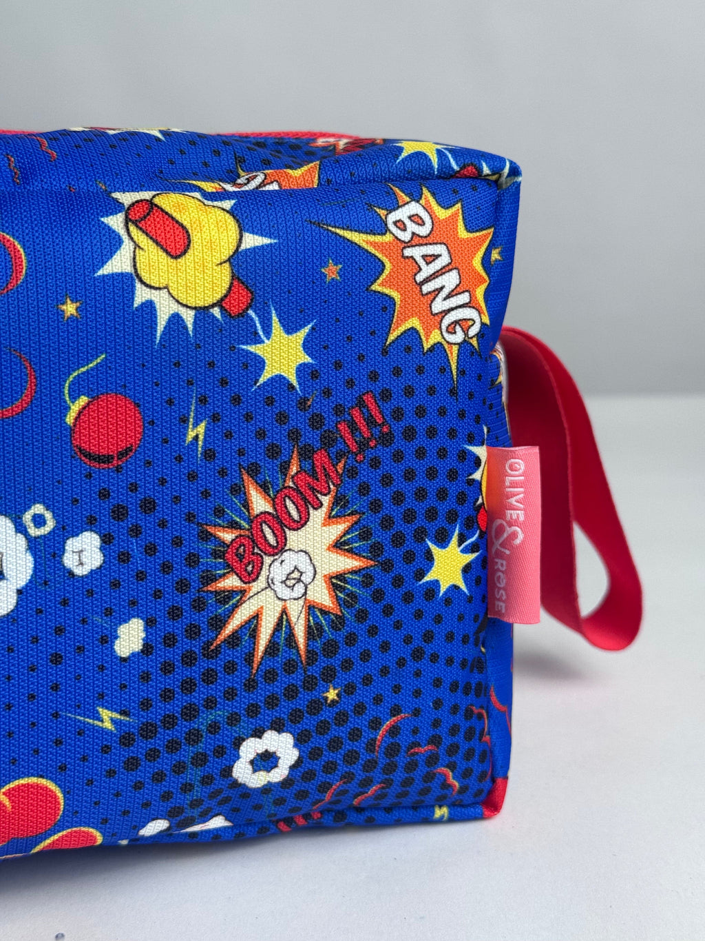 Kids Medicine Pouch – Comic Boom | Travel Medicine Organizer
