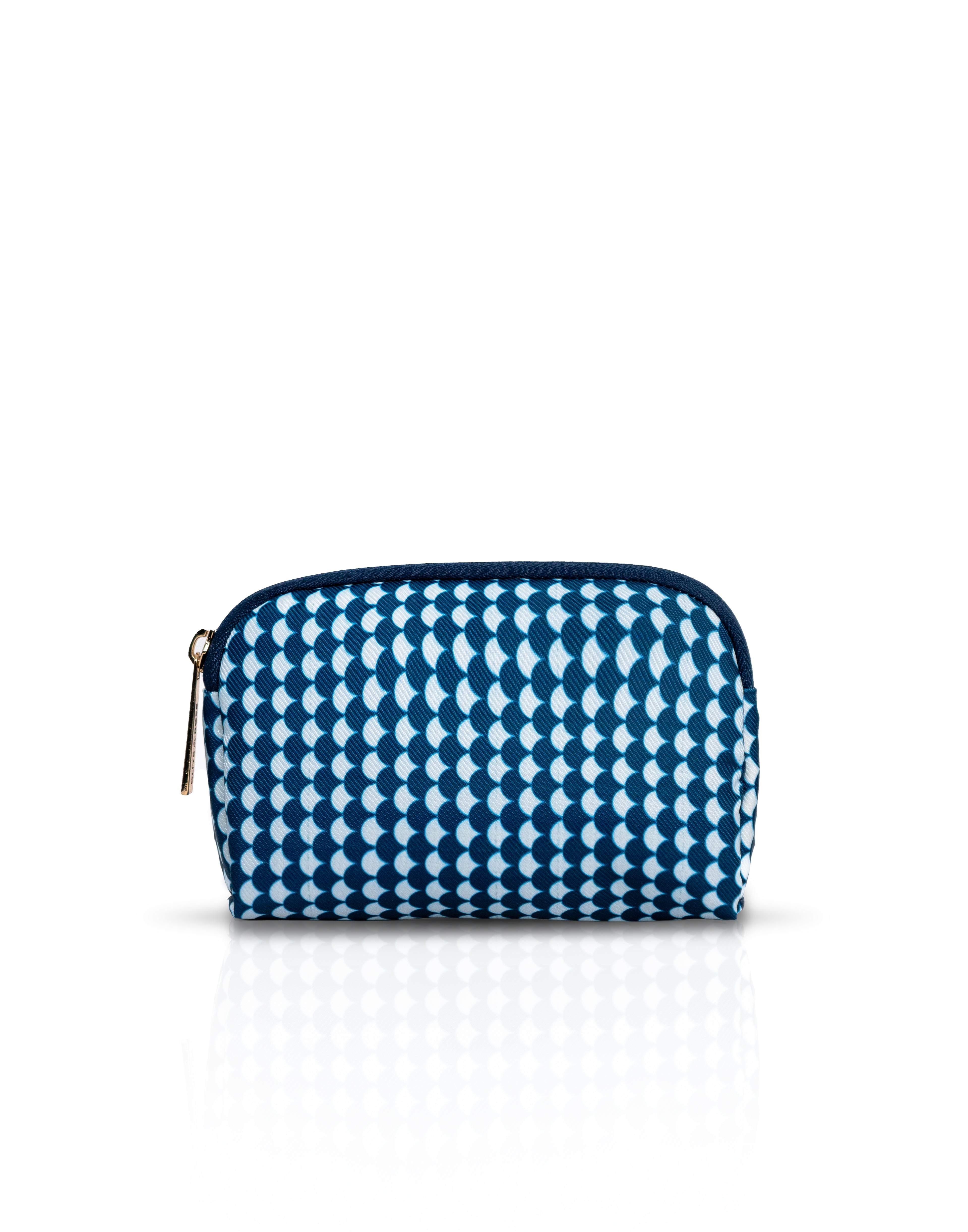 Olive & Rose Optic print mini pouch, small zip pouch