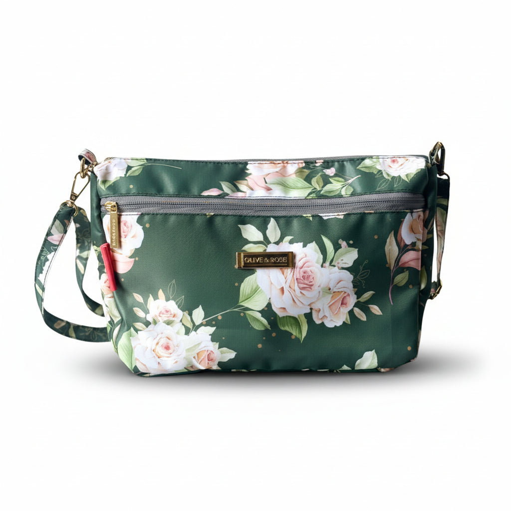 Roses by the field Mini Diaper Bag