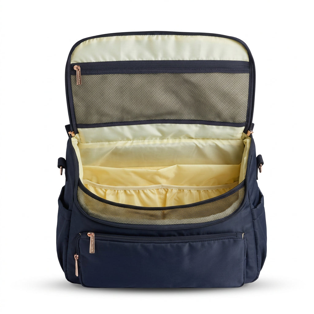 NEST Black Diaper Bag :: NOTE :: PRE BOOKING OPEN  - Bag will be dispatched only after 12 Working days