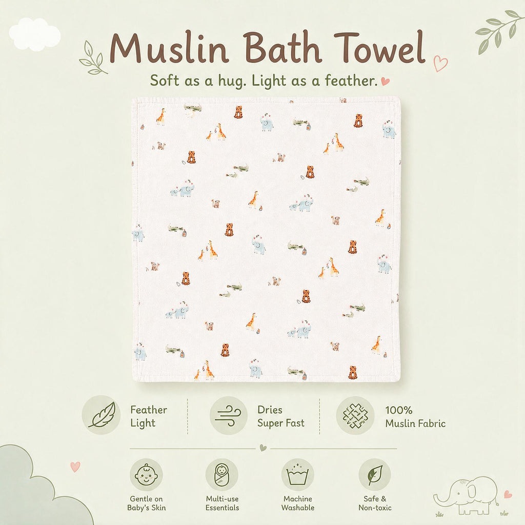 Muslin Bath Towel