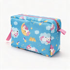 Kids Medicine Pouch – Unicorn Cloud Blue  | Travel Medicine Organizer