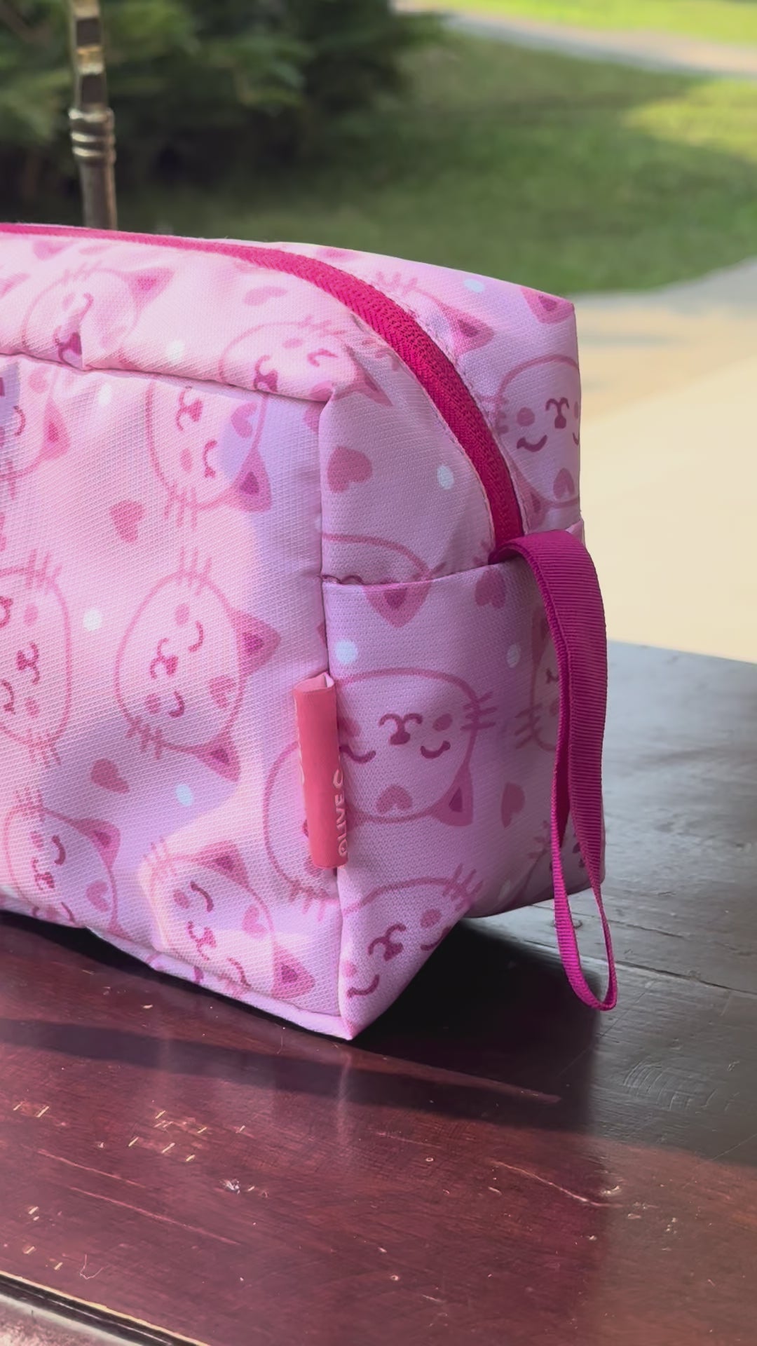 Medicine Pouch - Pink Stella